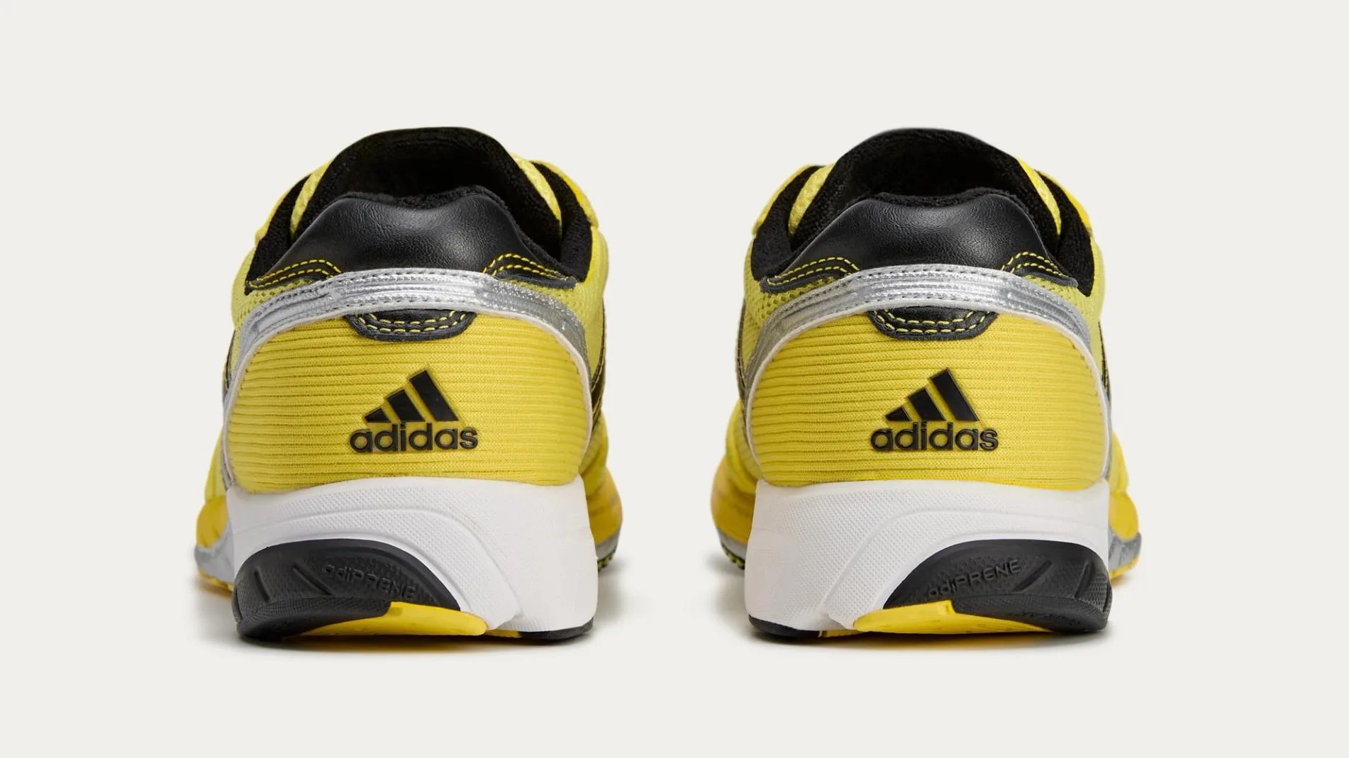 yellow adidas running shoes