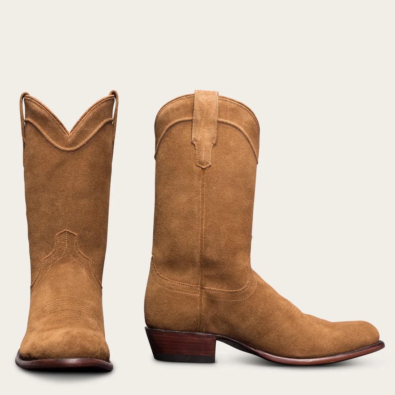 suede cowboy boot