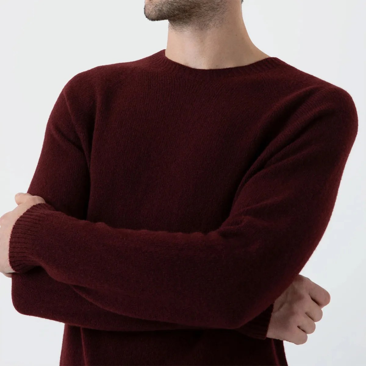 Sunspel red sweater