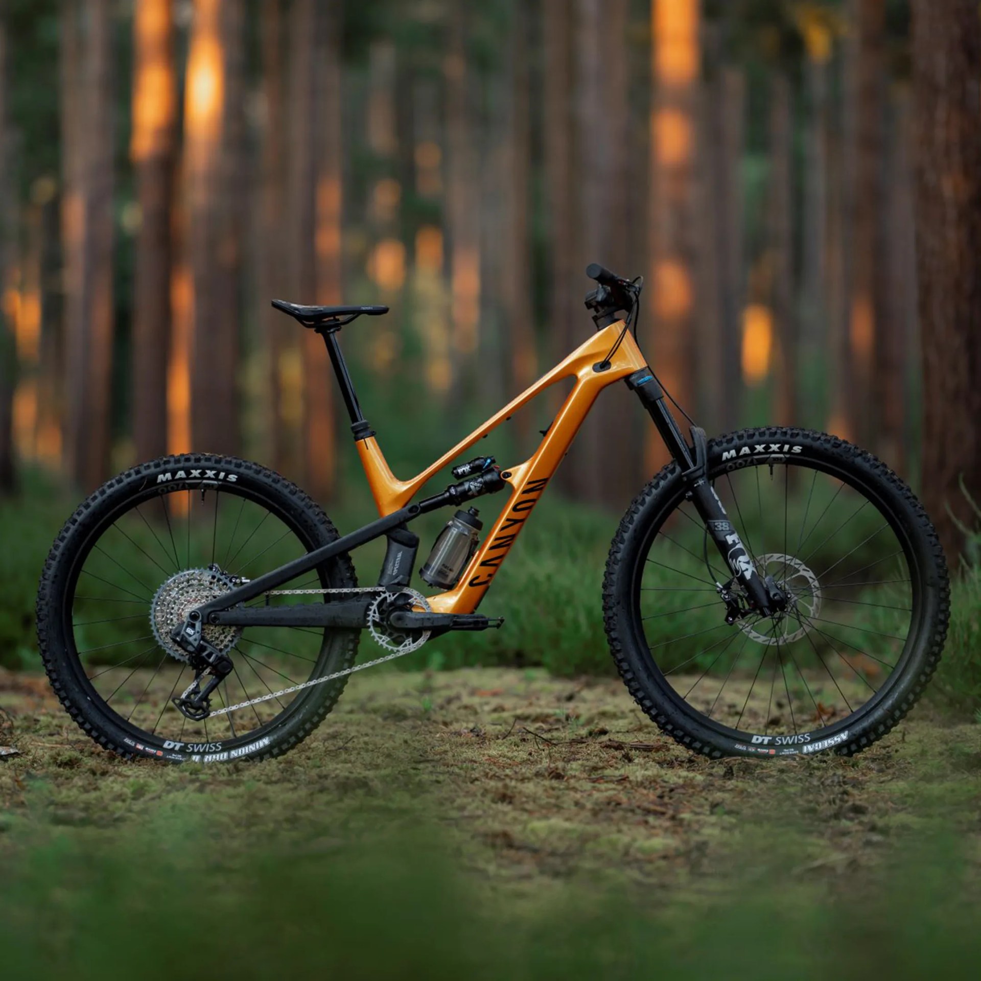 canyon spectral on fly electric mountain bike