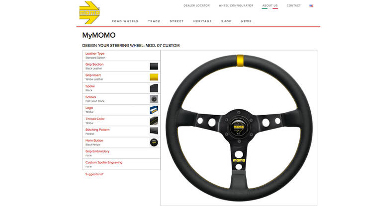 Momo custom steering wheel config