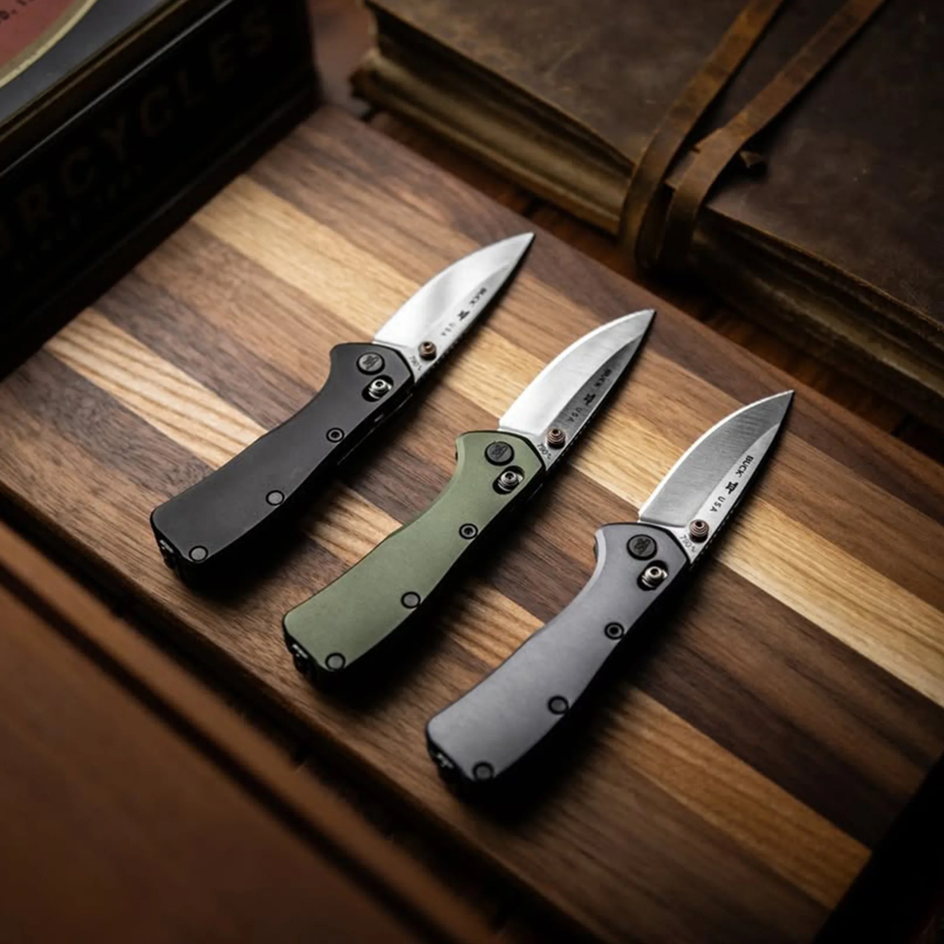 buck knives range series trio embed