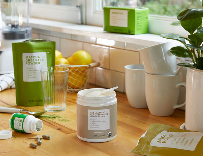 Shop Protein Powders and Multivitamins at Brandless for Less