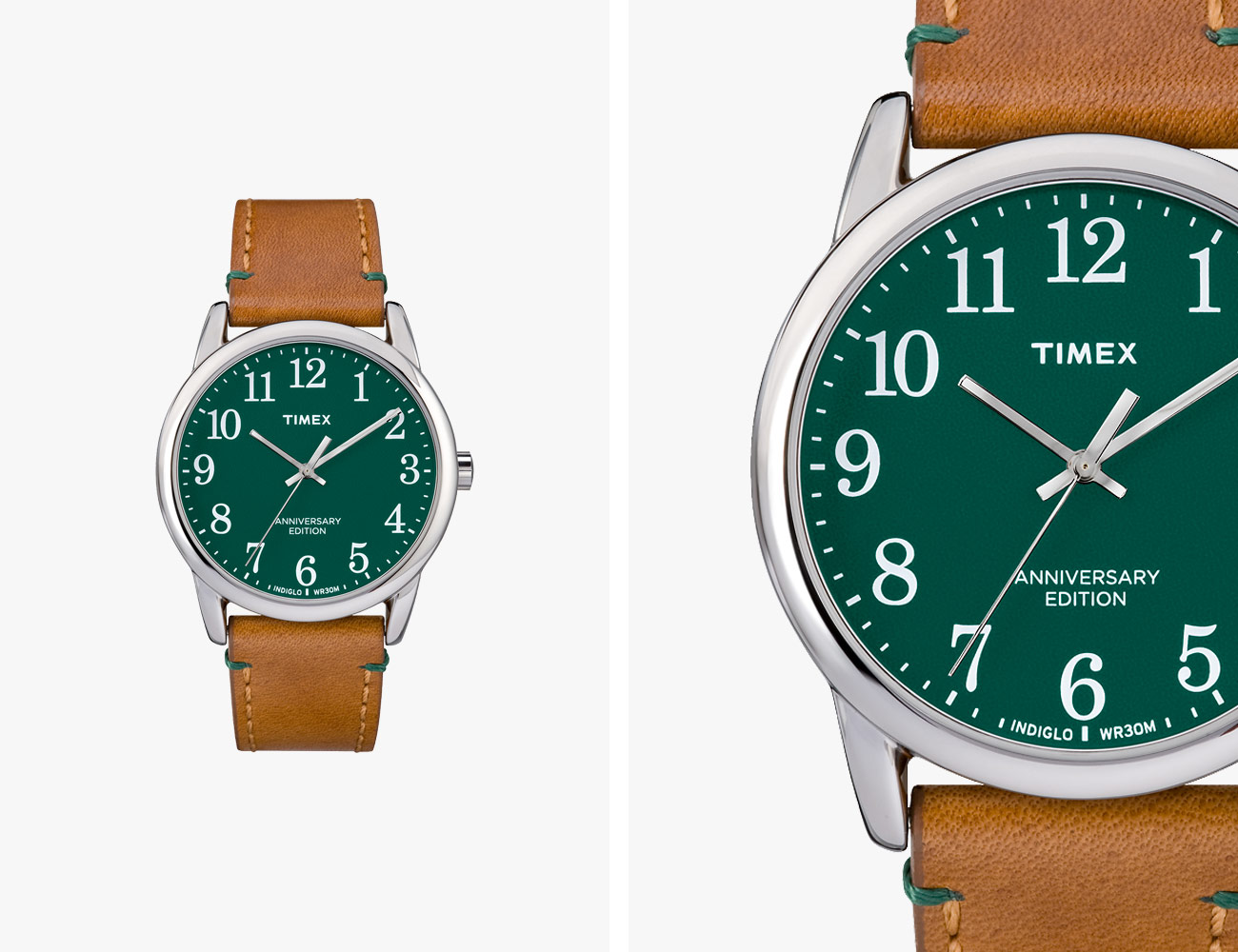 Timex easy reader on sale 40th anniversary green