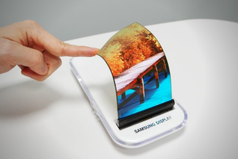 first foldable smartphone